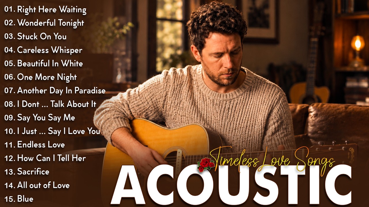 Best Acoustic Love Songs 70s 80s 90s | Timeless Oldies Ballads That Touch Your Soul 🎶 🎸