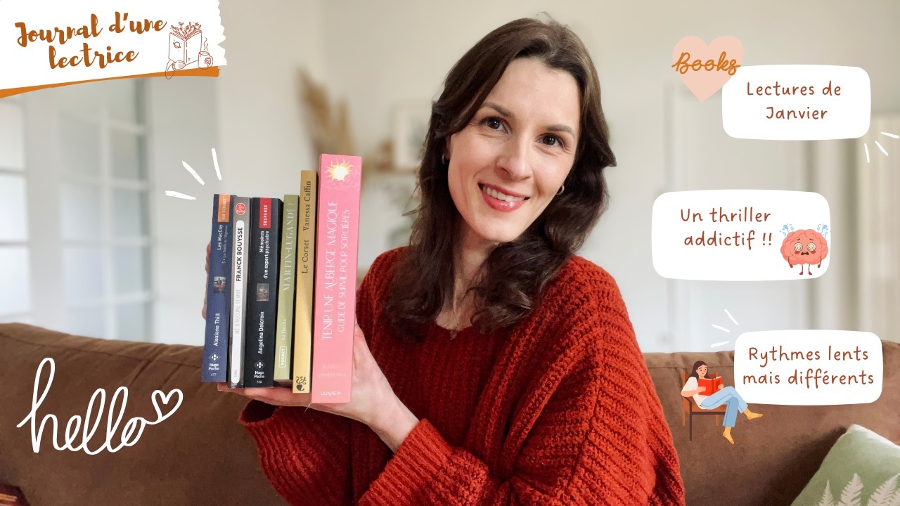 Journal d'une lectrice : Lectures de janvier, thriller addictif et rythmes différents