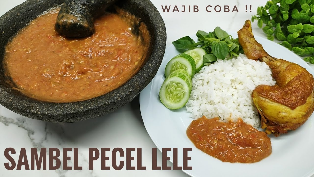 RESEP SAMBAL PECEL LELE enak banget, wajib coba sih !!