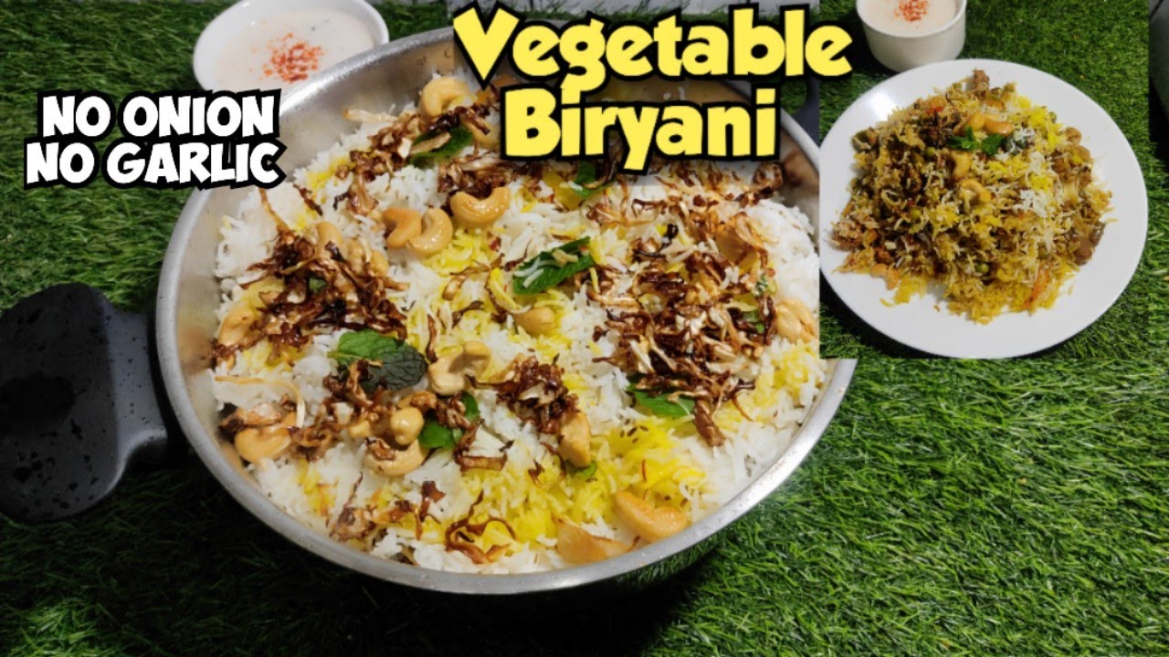 कौन कहता है वेज बिरयानी पुलाव होता है | Vegetable Biryani recipe without onion garlic