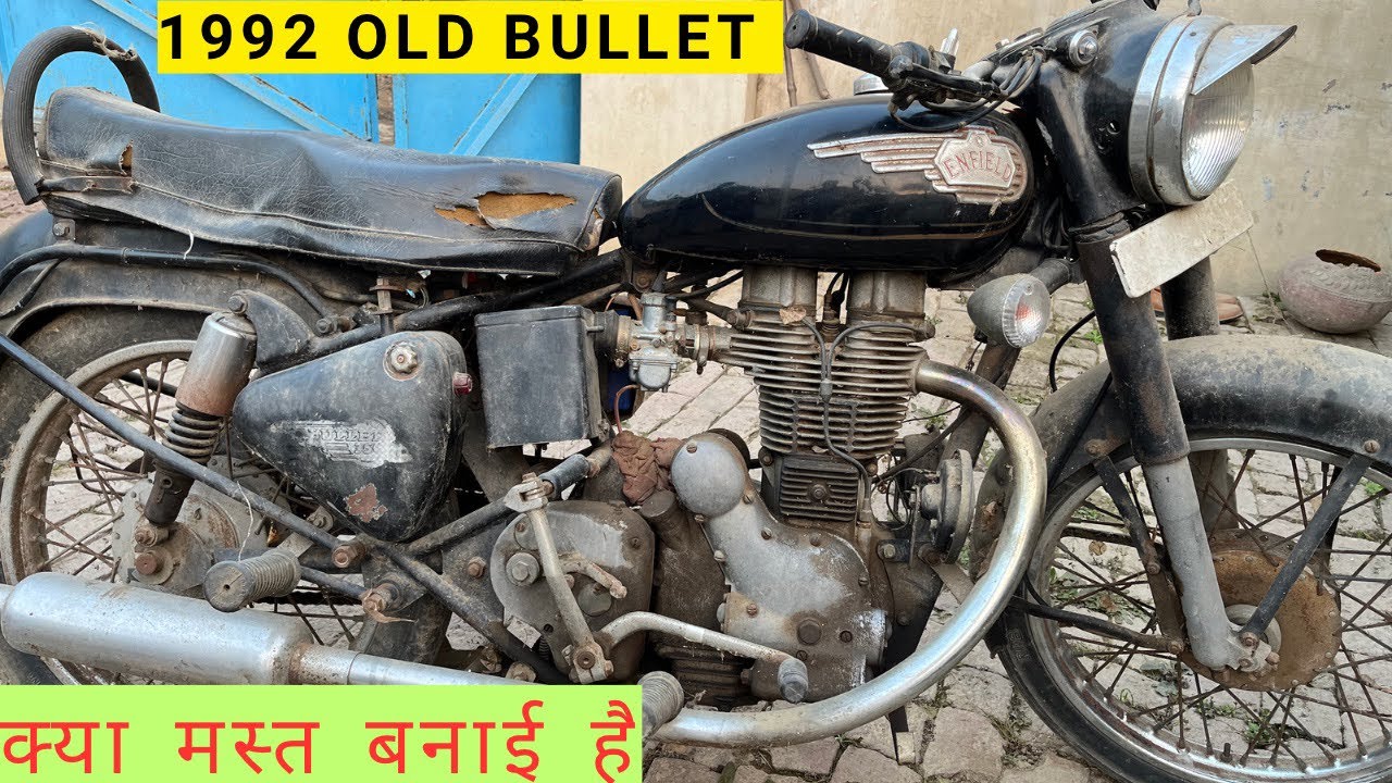 KANPURIA STYLE ME BULLET BANAI | 1992 MODEL RETRO BULLET | CHANDRIKA MOTORS KANPUR 😍