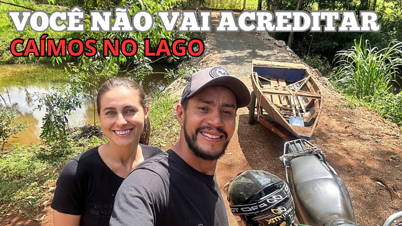 VOCÊ PRECISA VER O QUE A GENTE APRONTOU HOJE NO LAGO