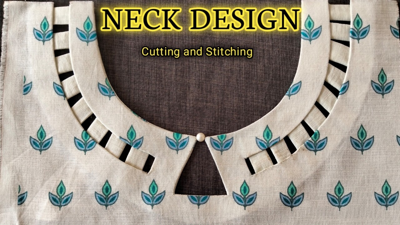 Special Neck Design For Your EiD Dress Cutting and Stitching|| PAKISTANI Neckline For Sewing Lovers