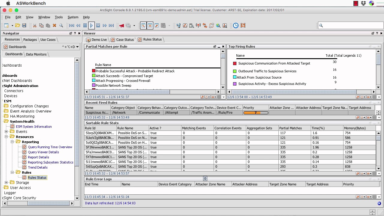 ArcSight Console training - part 2
