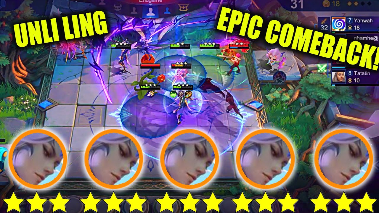 NEW TRICK UNLIMITED 3 STAR LING BEST EPIC COMEBACK EVER?NEW META THARZ SKILL META ABUSE! MUST WATCH!
