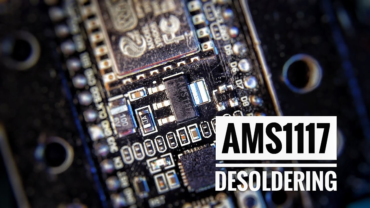AMS1117 SMD - Desoldering 