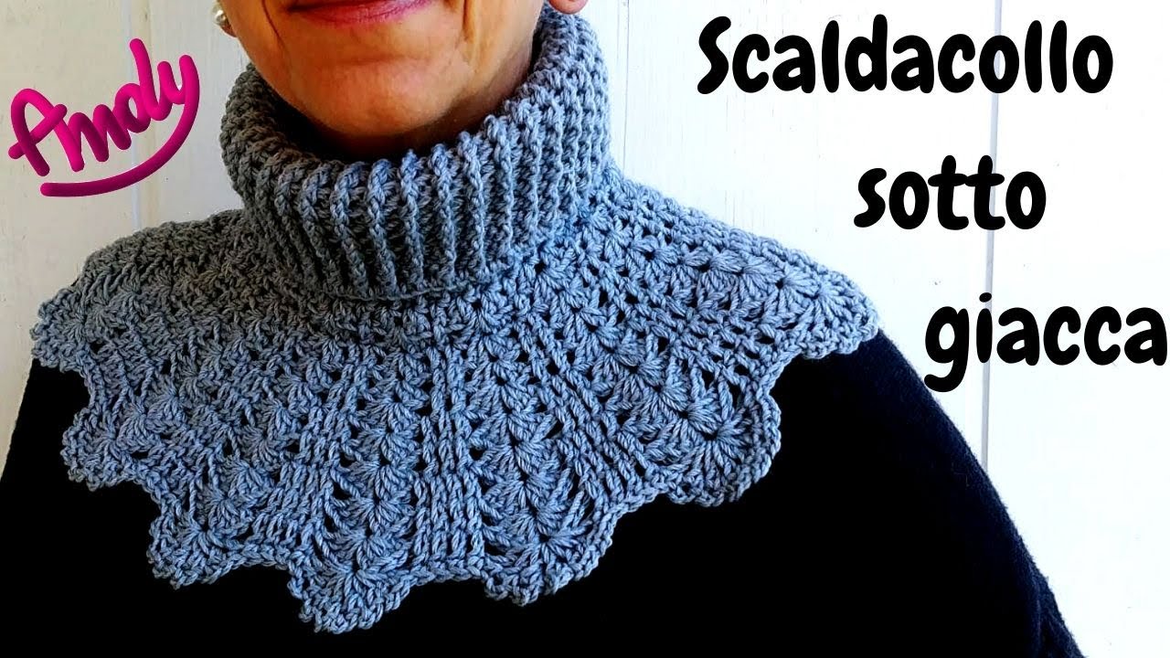 TUTORIAL Scaldacollo Sottogiacca   uncinetto facile