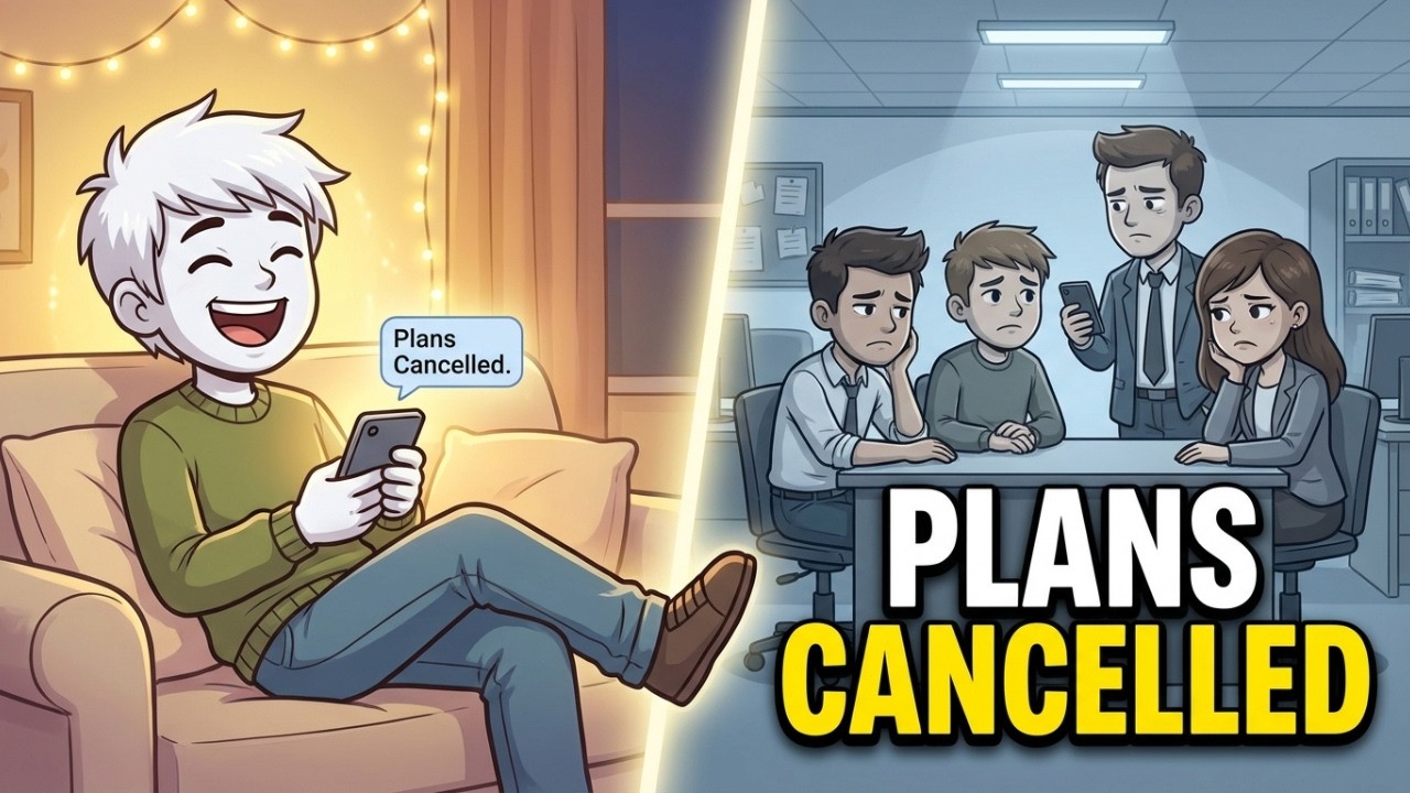 Psychology of People Who Secretly Enjoy Cancelled Plans