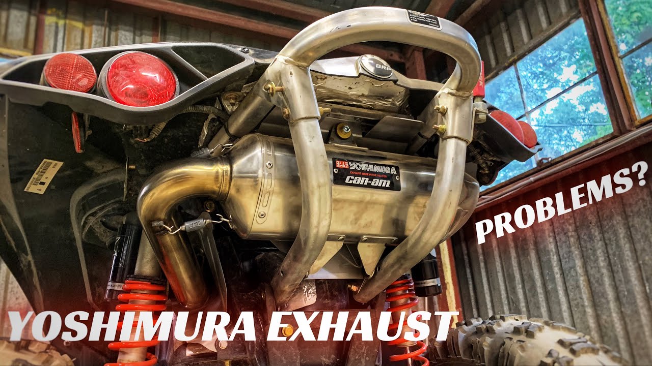 Can Am Renegade 850Xxc YOSHIMURA EXHAUST - First Mod - PROBLEMS?
