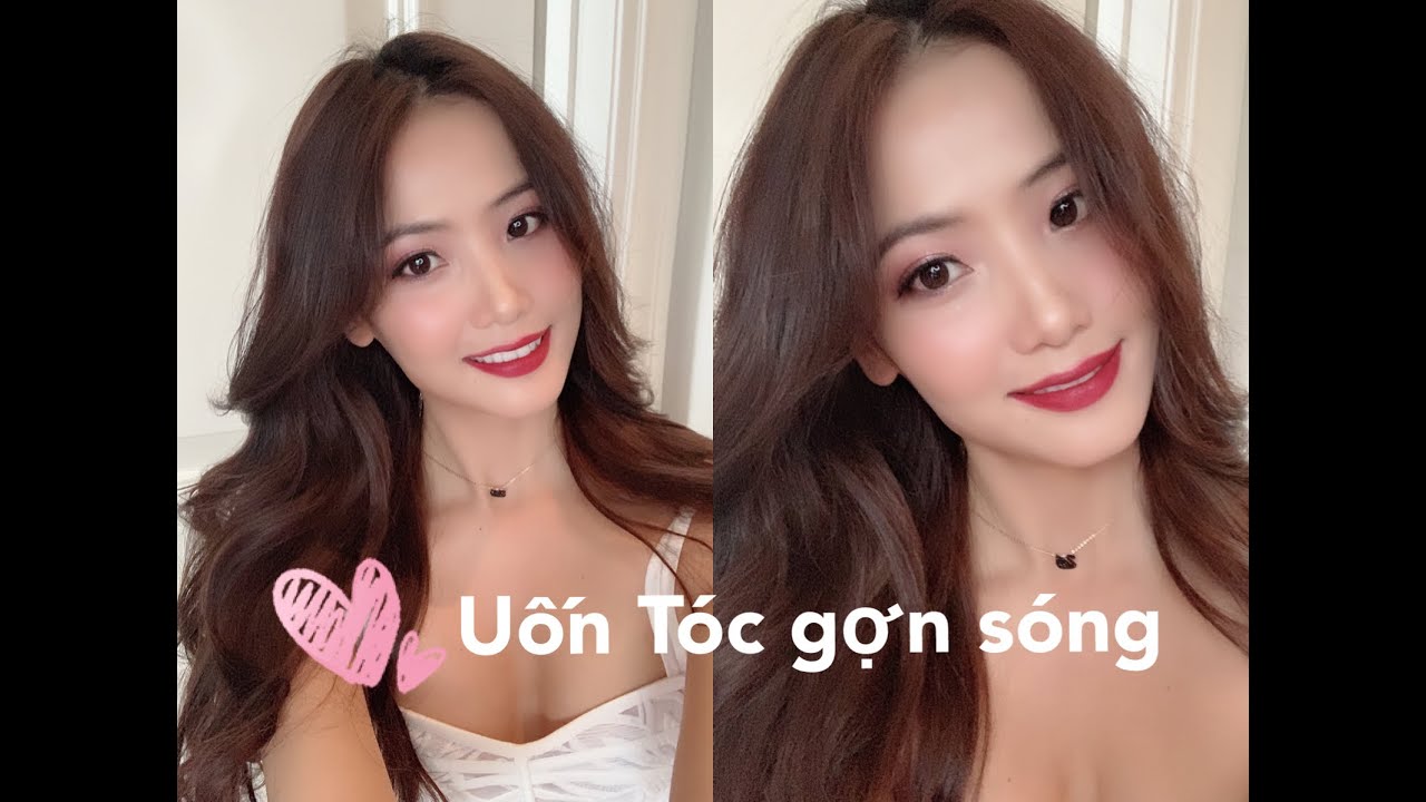 Uốn tóc gợn sóng/ Beach waves flat Iron.