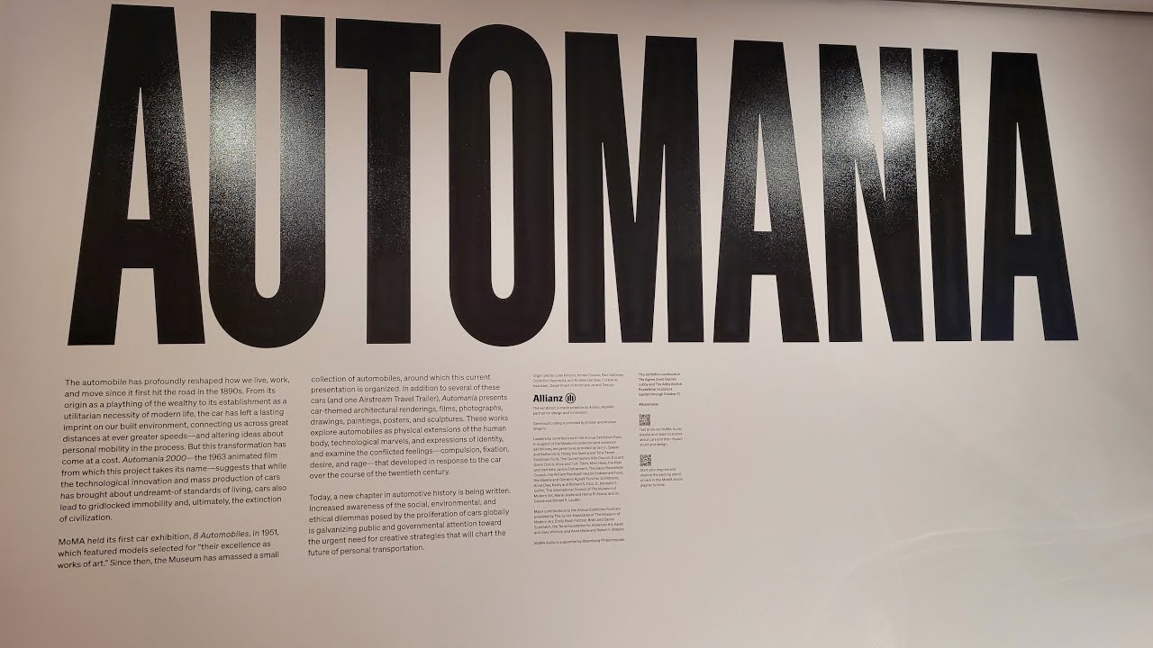 Car Show MoMA Automania