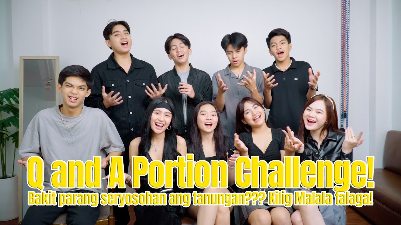 VLOG NO.63 Q and A Portion Challenge!bakit parang seryosohan ang tanungan??? Kilig Malala talaga!