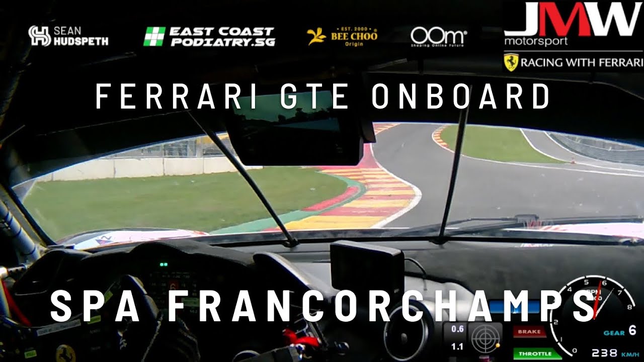 Ferrari 488 GTE Onboard Lap - Spa ELMS 2022