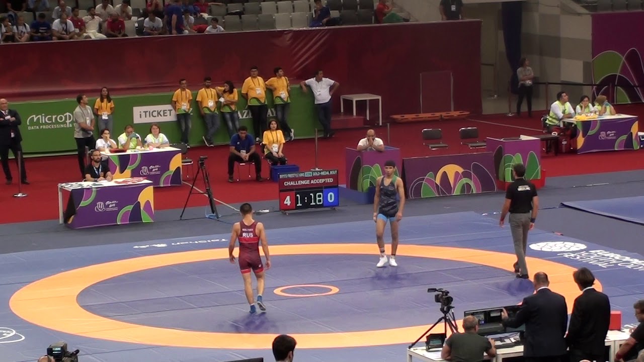 60 kq sərbəst güləş GOLD FİNAL - Sabir Cəfərov (AZE) - Fyodor Baltuev (RUS)