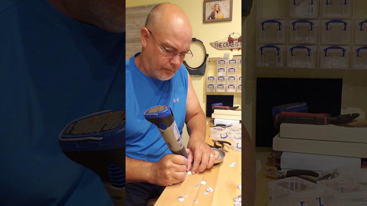 Polished Quahog clamshell jewelry making