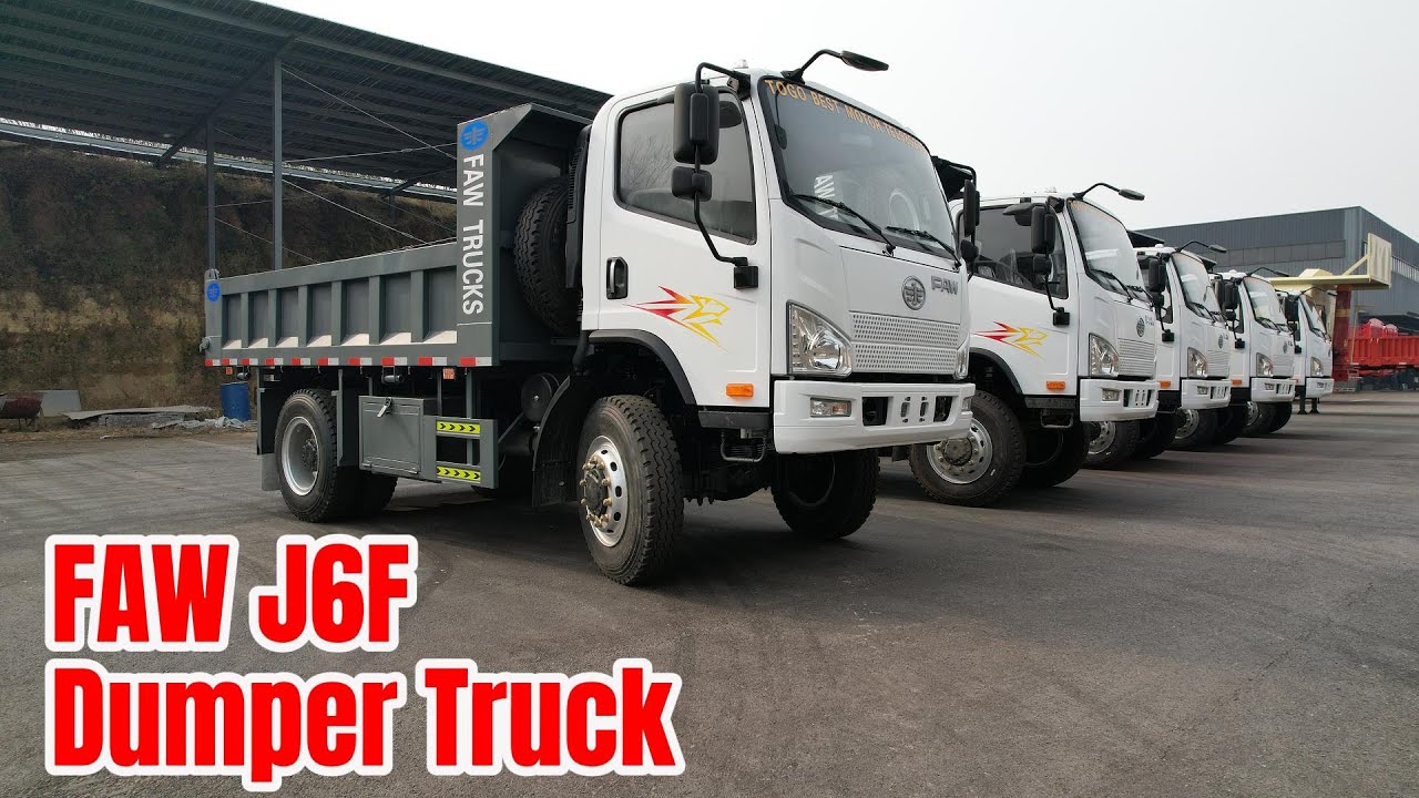 Fleet of 5 FAW J6F Dumper Trucks Available  Ready for Mining & Construction