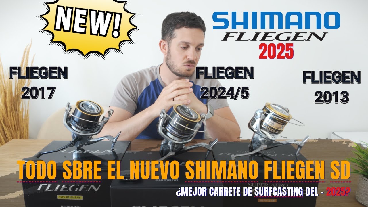 Nuevo Shimano Fliegen 35 SD 2025 | Surfcasting y material top 🎣👌