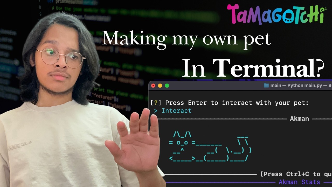 Coding my own Tamagotchi...In Terminal? Here's what happened