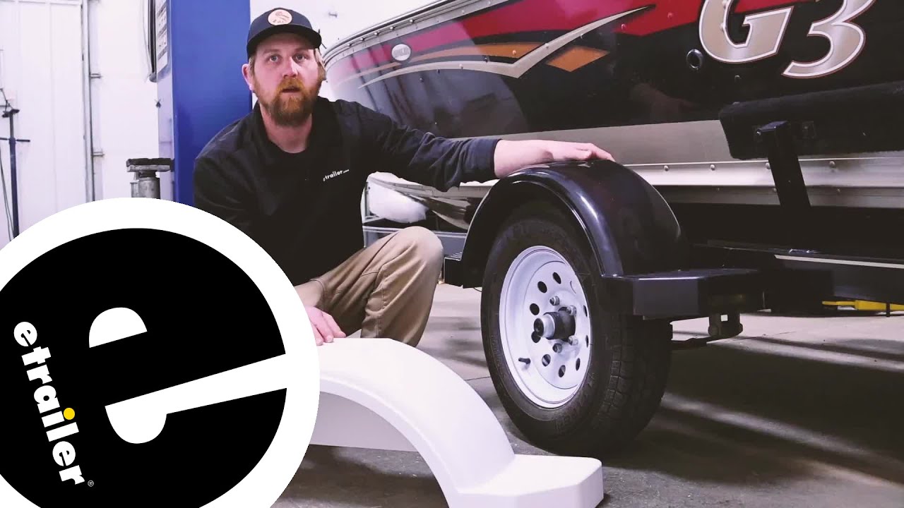 etrailer | Fulton Single Axle Trailer Fender with Top and Side Steps Feature Review