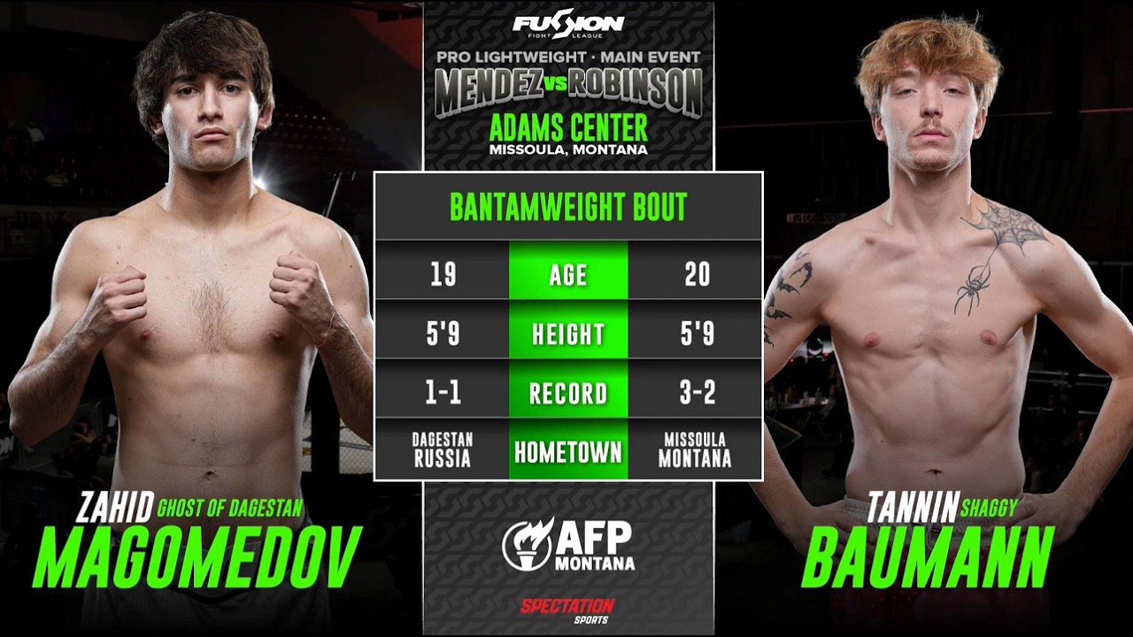 Zahid Magomedov vs. Tannin Baumann - Fusion Fight League: Bozeman Fight Night