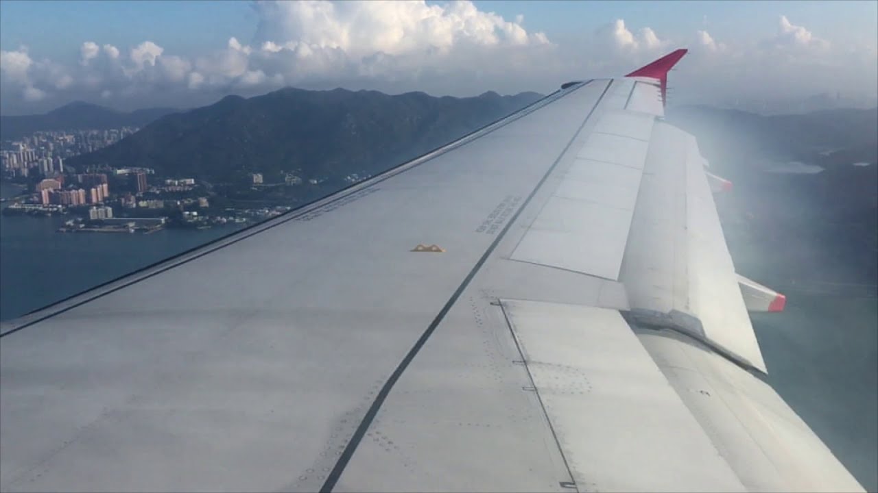 NEW PILOT LANDS PLANE! | CATHAY DRAGON A320 landing at HONG KONG from KOLKATA KA169