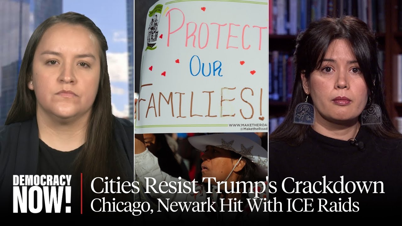 ICE Conducts Made-for-TV Raids as Cities from Chicago to Newark Resist Trump's Immigration Crackdown