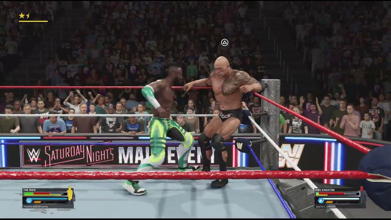 WWE 2K25 Online Match (THE ROCK Vs. KOFI KINGSTON)