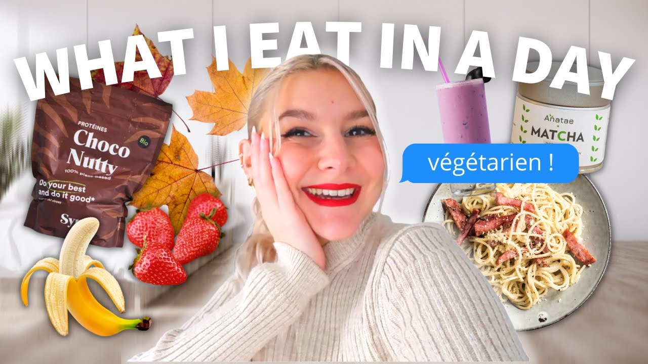 UNE JOURNÉE DANS MON ASSIETTE | Étudiante, Végétarien & Gourmand 🥑🍟