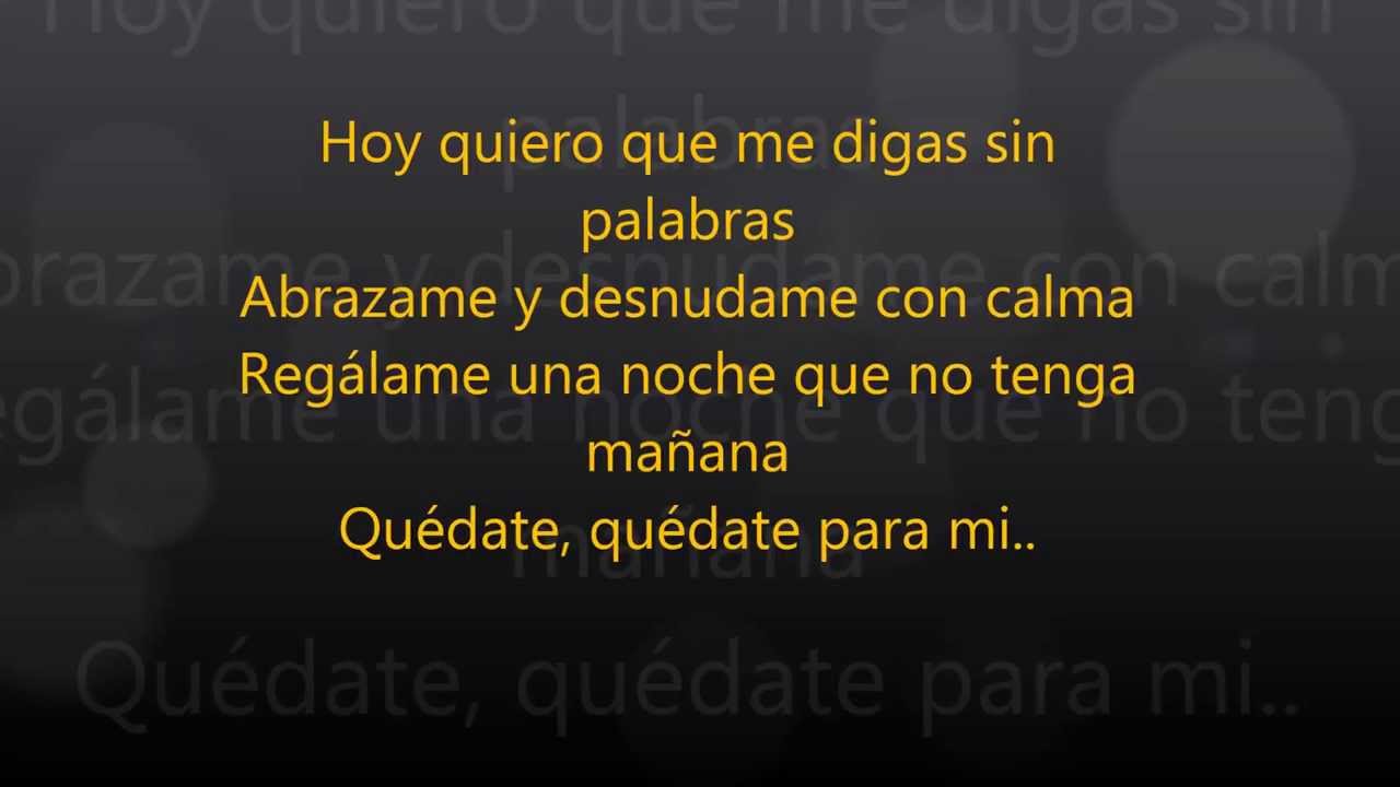 Alejandra Guzman -  Para Mi Lyrics/Letra