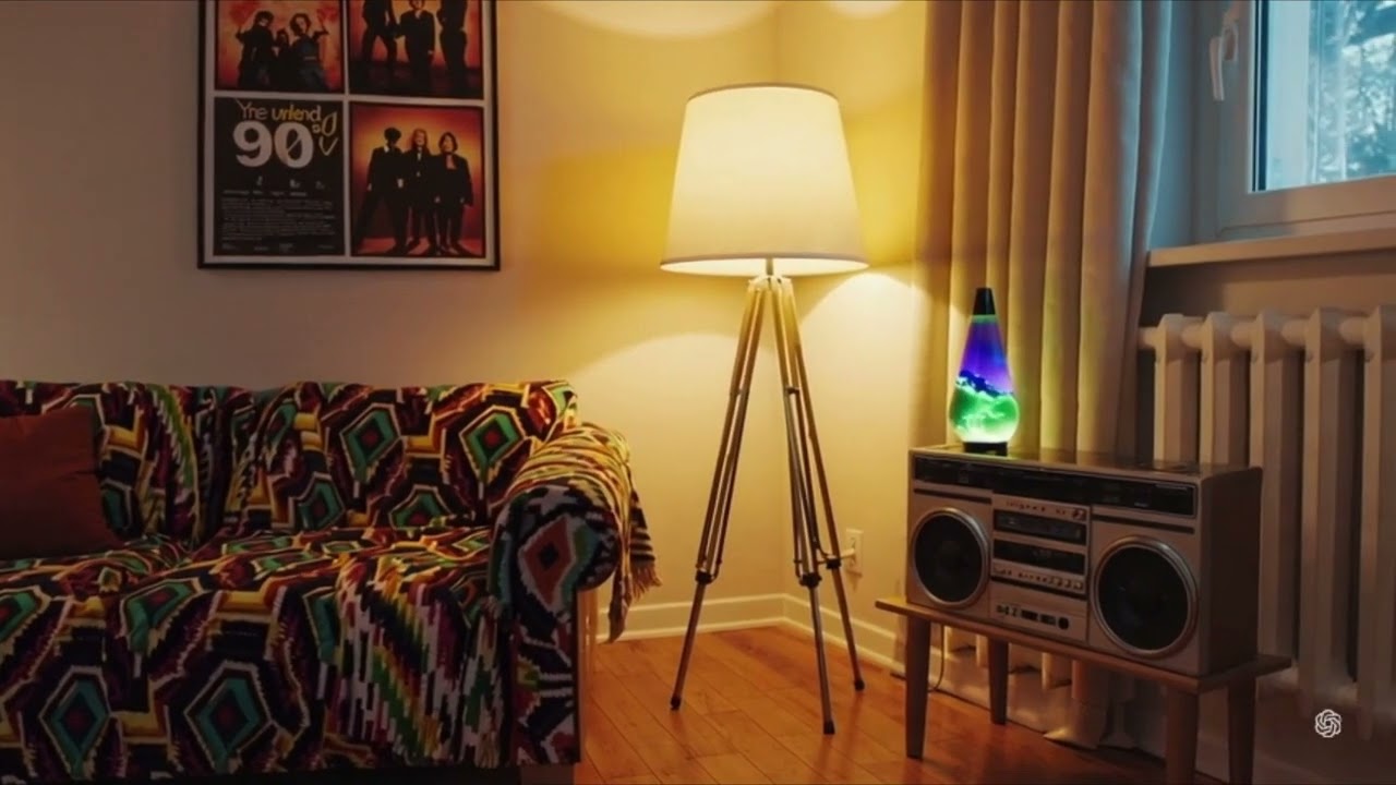 1990s Laid back Calming, Relaxing, Ambient Rythym Music – calming vibes for relaxation and study.