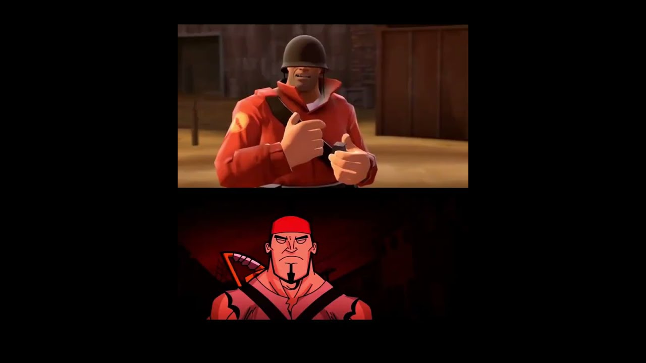 Tf2 Mercenaries vs shank #teamfortrees2 #shank2