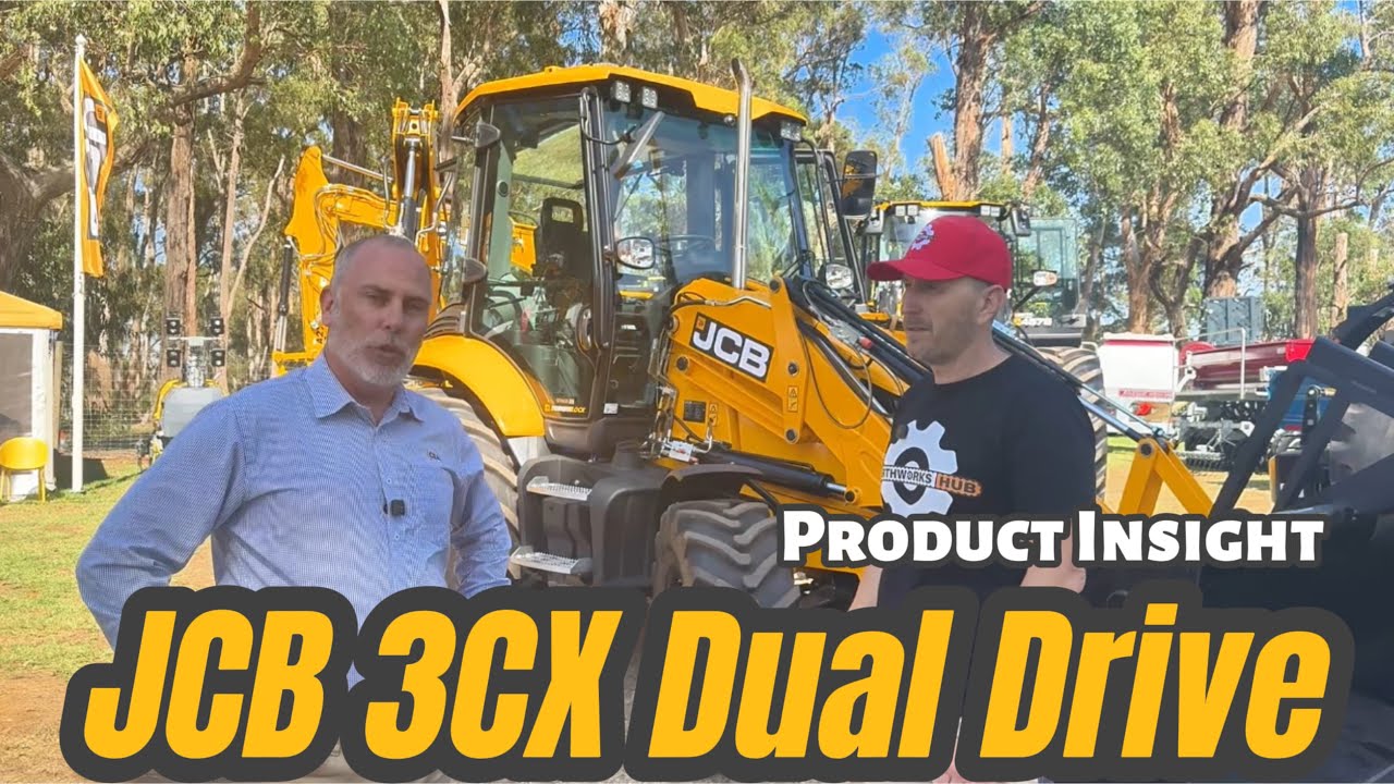 JCB выпускает экскаватор-погрузчик с двойным приводом