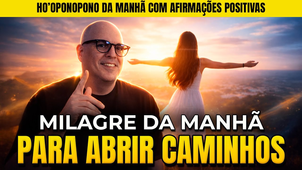 🌅 MILAGRE DA MANHÃ COM HO’OPONOPONO E AFIRMAÇÕES POSITIVAS PARA ABRIR CAMINHOS HOJE
