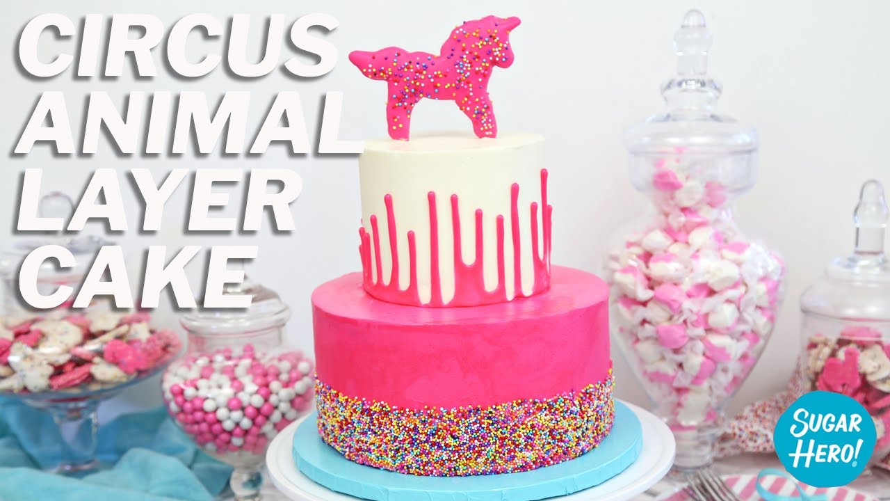 Circus Animal Cookie Cake