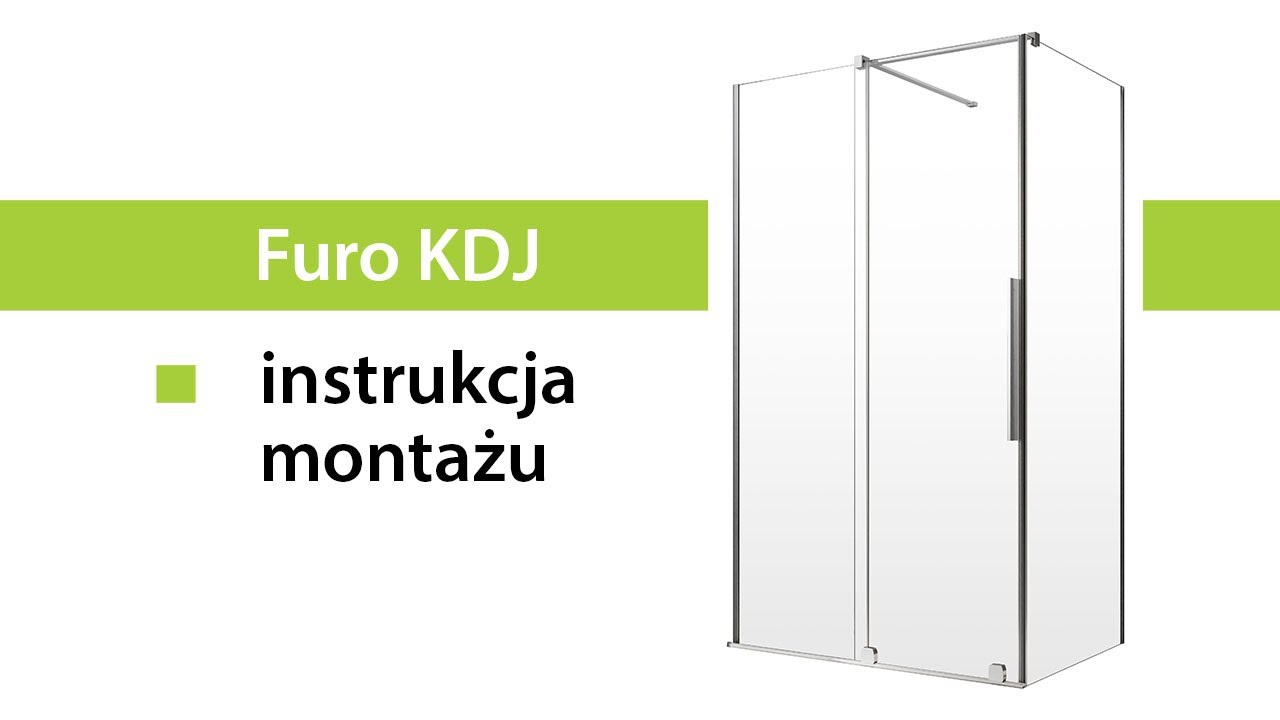 Radaway Furo KDJ - Montaż kabiny prysznicowej