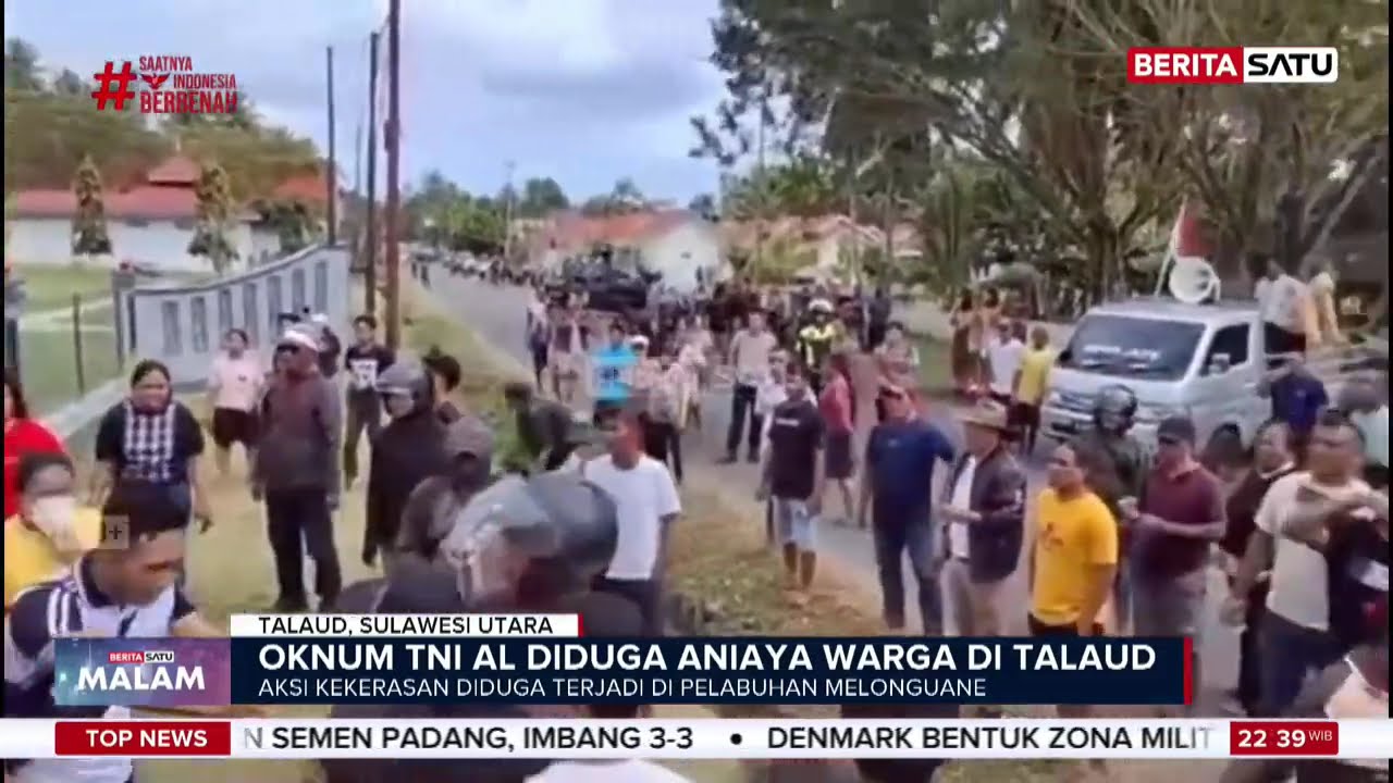Tuntut Keadilan, Ratusan Warga Talaud Serbu Lanal Melongguane #beritasatu