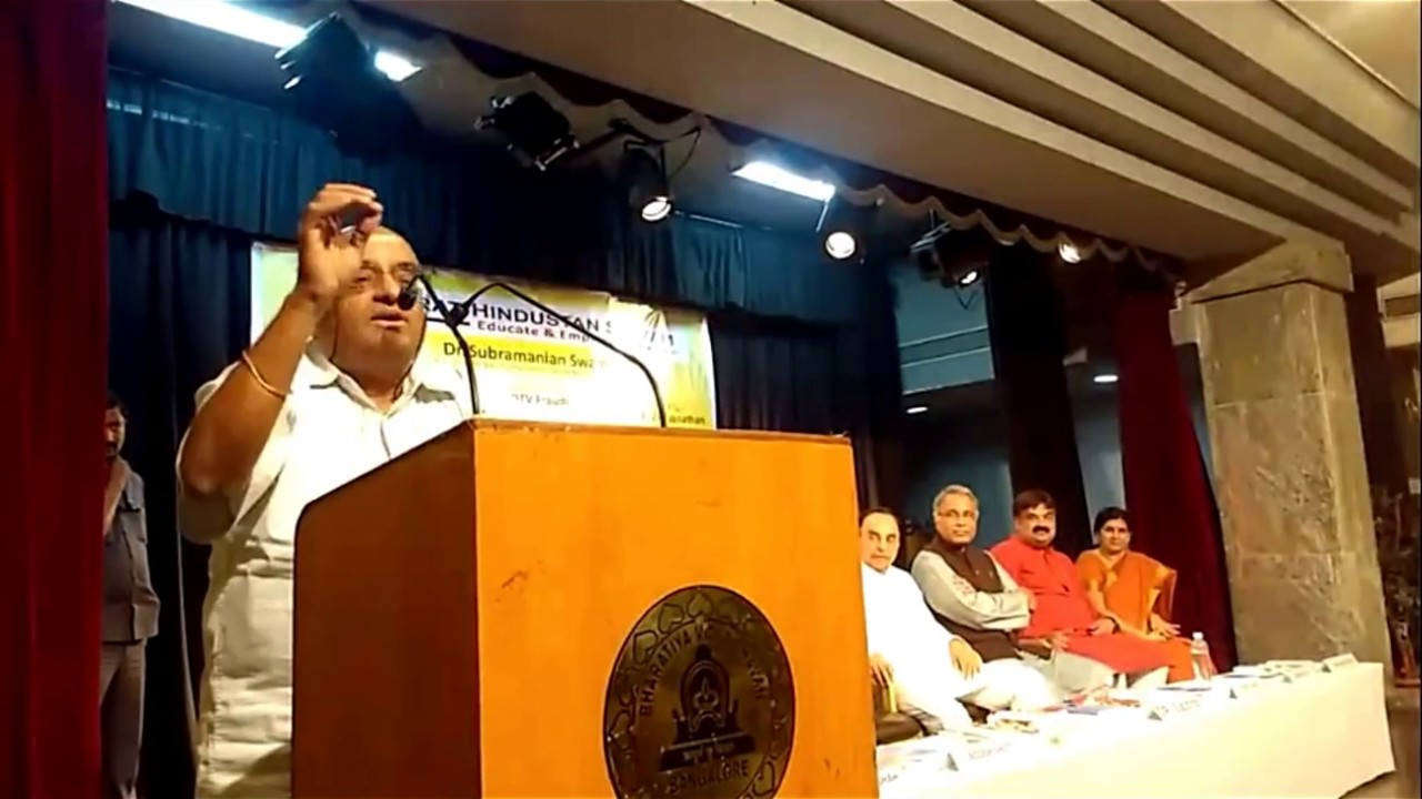 Prof R Vaidyanathan on Corruption in Public Life at Bengaluru on April 2