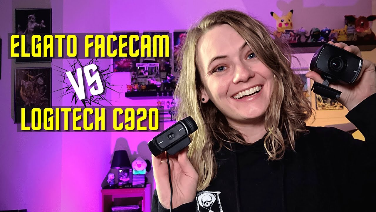 The BEST webcam for streaming?? The NEW Elgato Facecam vs Logitech C920