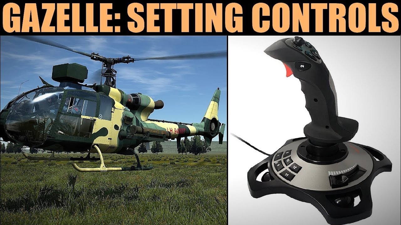 Sa-342 Gazelle: Учебное пособие по настройке управления джойстиком HOTAS | DCS WORLD