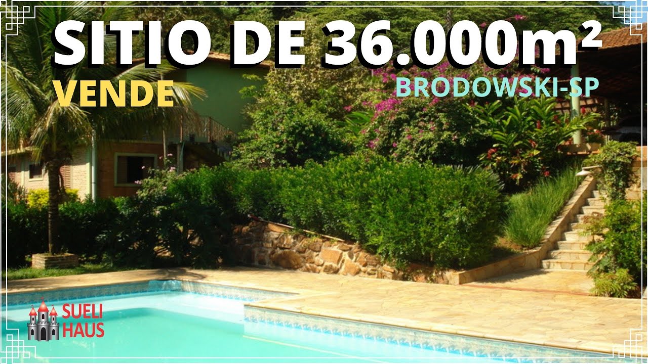 Vende: Sítio, Chácara, Pousada, 36.000m² em Brodowski Brodosqui Sueli Haus Imóveis Place, Farm, Inn
