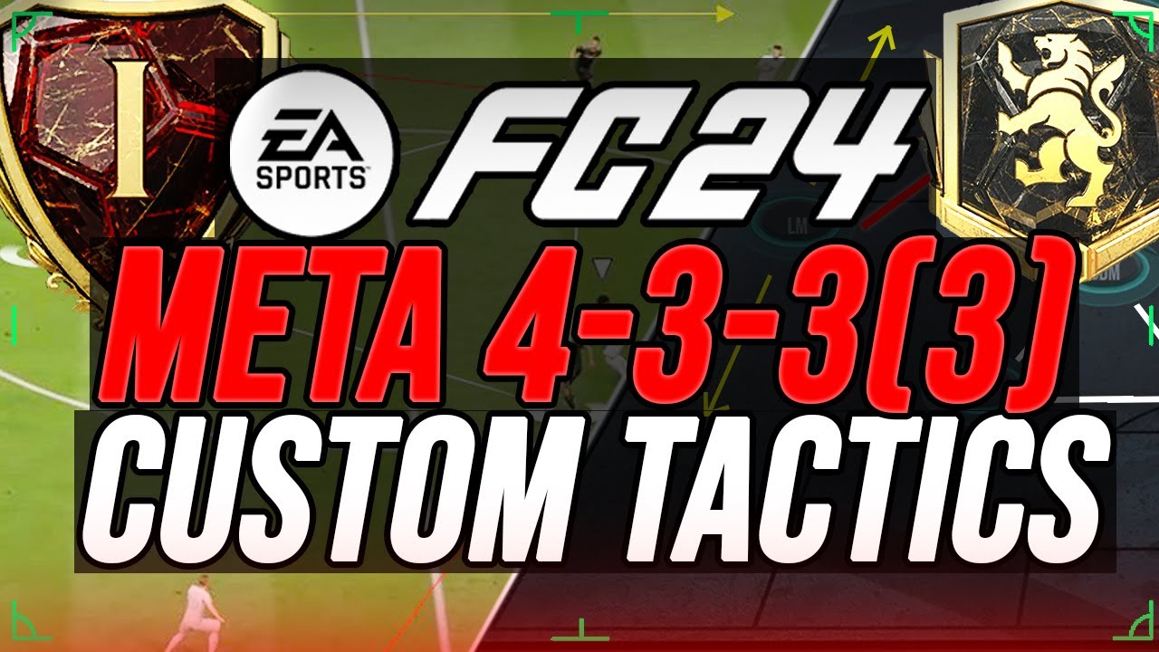 BEST META 433 ANTI-PRESSURE CUSTOM TACTICS - EA FC 24