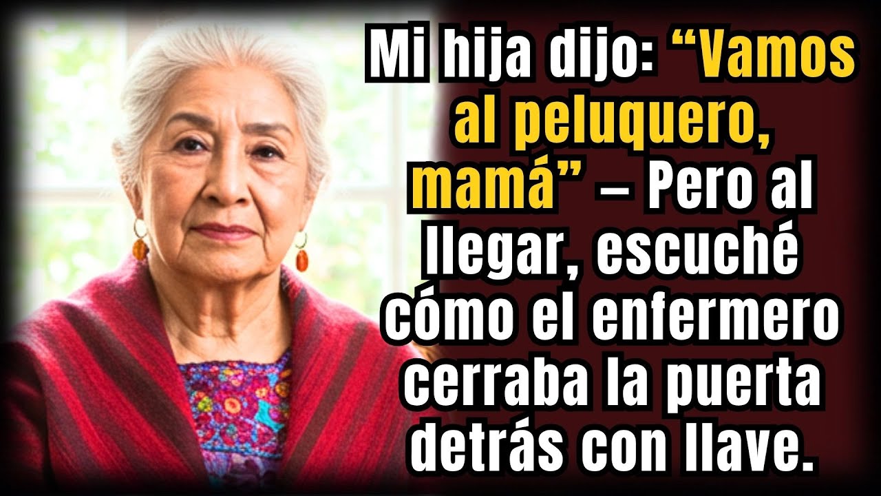 Mi hija dijo “Vamos al peluquero, mamá” — pero al llegar oí al enfermero cerrar la puerta con llave