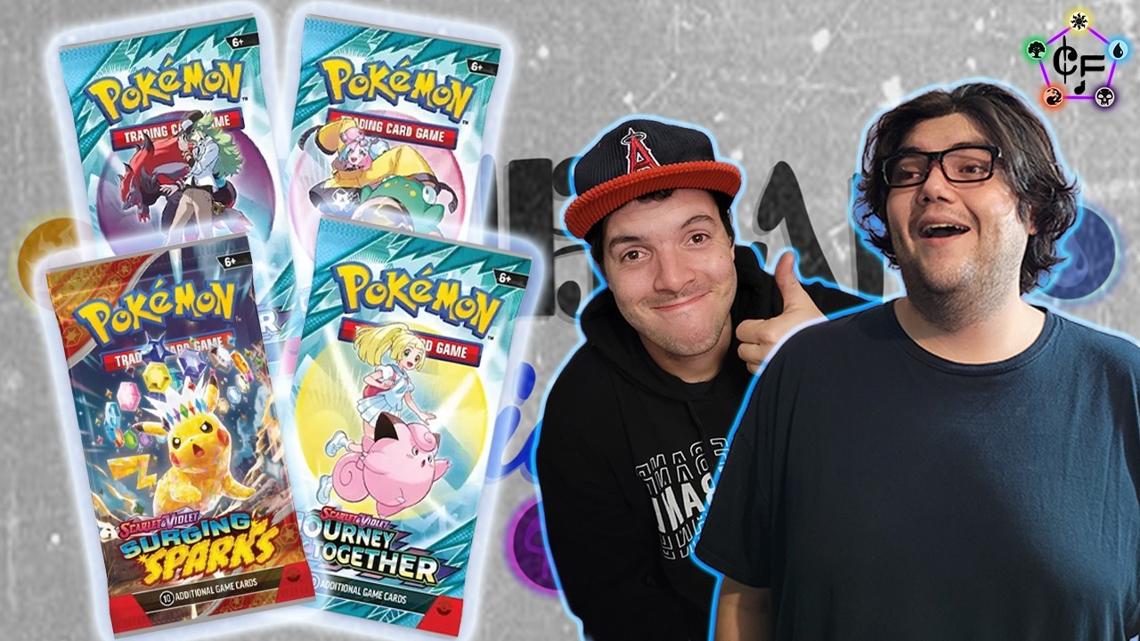 Let's Open 3 Journey Together AND 1 Surging Sparks Pokémon Booster Packs!