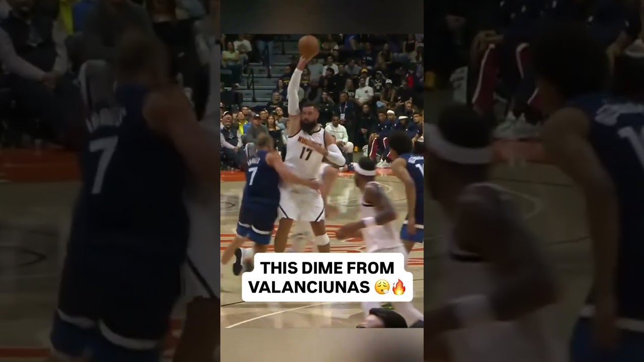 🅰️😮&zwj;💨Jonas Valanciunas showing off his passing skills in his first game as a member of the Nuggets