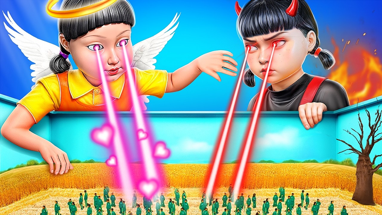 ХОРОШАЯ против ПЛОХОЙ Куклы из игры в кальмара