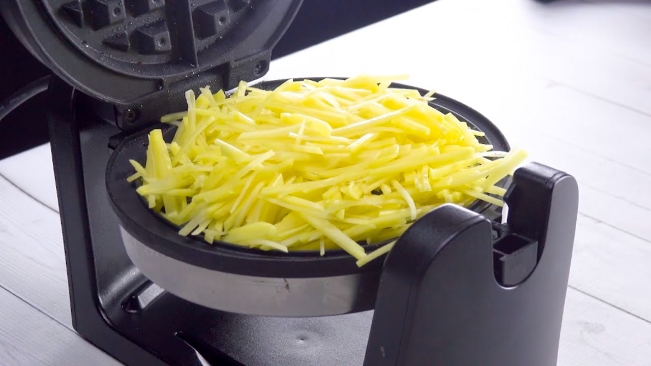 &iexcl;Ahhh! &iexcl;Para esto se necesita la plancha de gofres! 11 ideas de snacks con papas