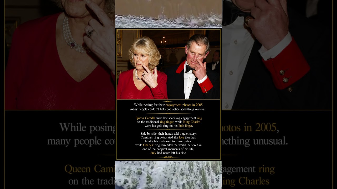 Why King Charles and Queen Camilla wears rings on different fingers #shorts #britishroyalfamily