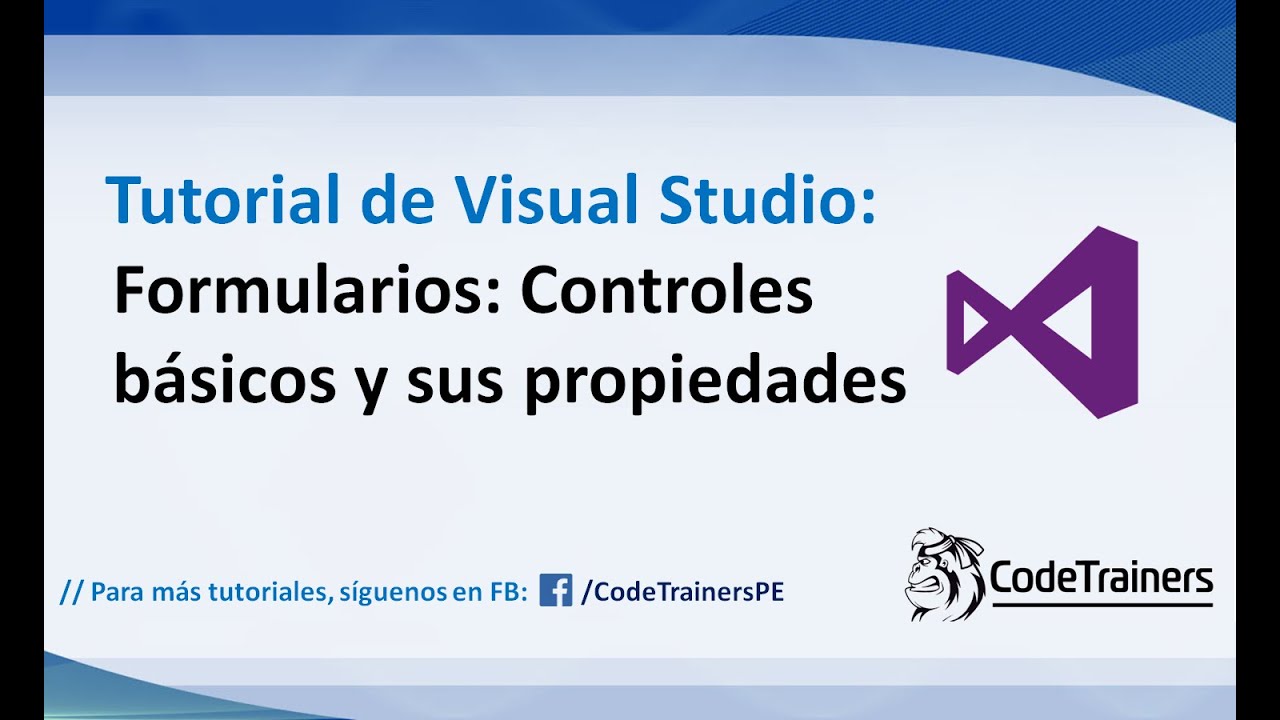 Formulario: Controles básicos y propiedades - Tutorial 01 de C# en Visual Studio