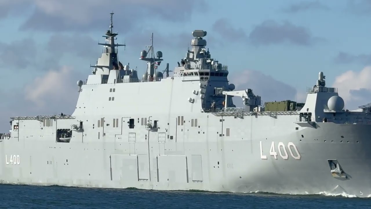 NATO-Manöver Steadfast Dart 2026: Marineschiffe verlassen den Marinestützpunkt Kiel 14.2.2026