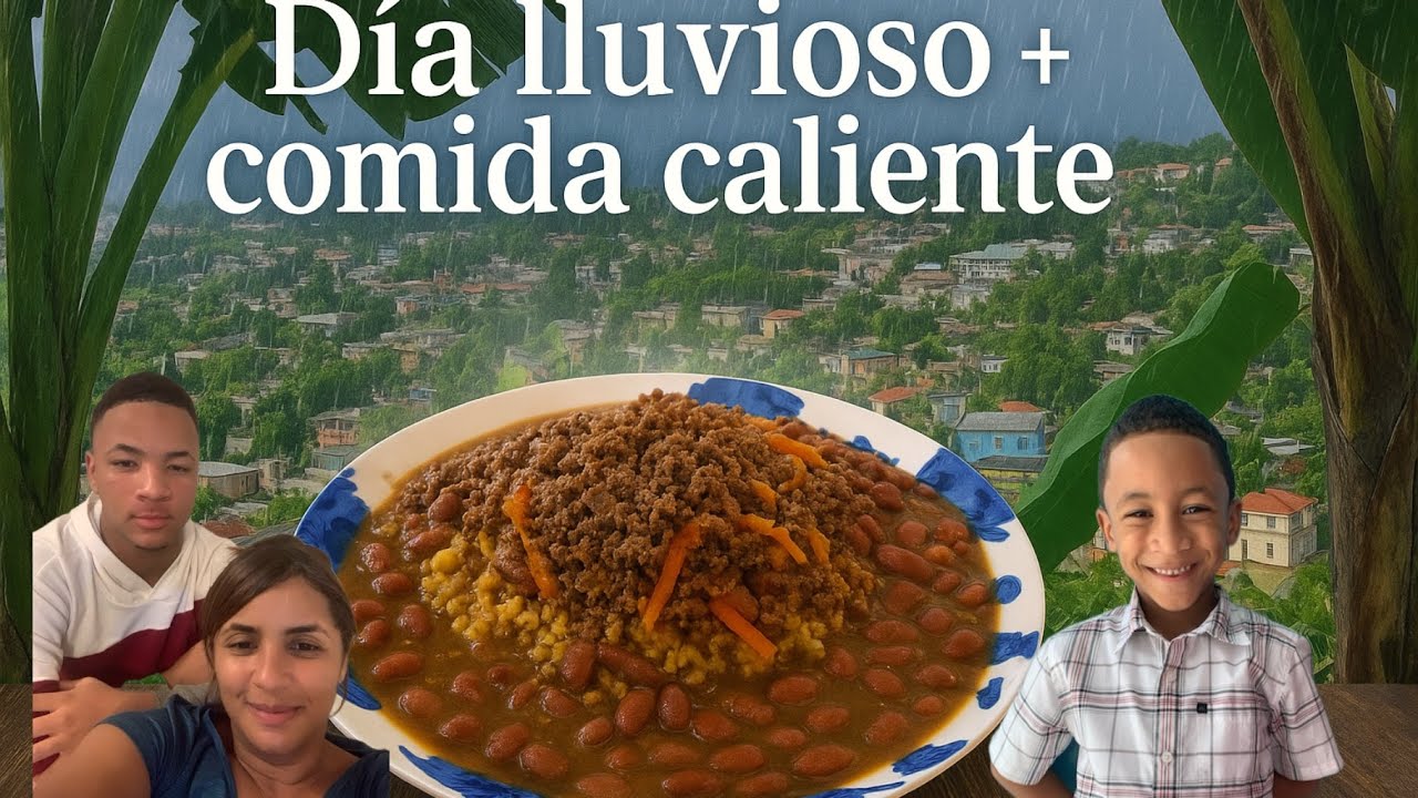 “Chenchén dominicano: maíz con habichuelas y carne | comida de lluvia” 